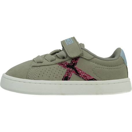 Basket fille modèle mini open vco Vert 006 2 - vertbaudet enfant 