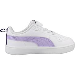 Chaussures-Chaussures bébé 17-26-Baskets lacets et scratch fille