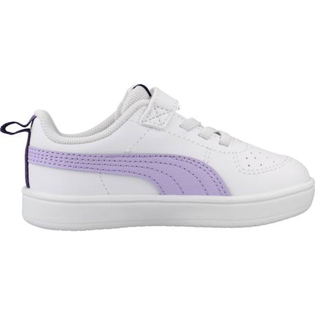 Baskets lacets et scratch fille Blanc white 1 - vertbaudet enfant 