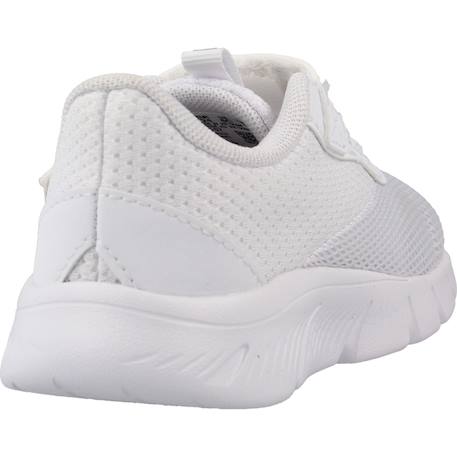 Baskets lacets et scratch garçon Blanc white 3 - vertbaudet enfant 