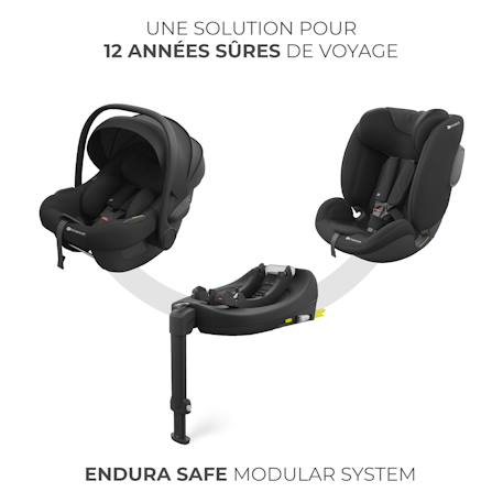 Siège Auto Bébé Kinderkraft I-LITE avec Base ENDURA SAFE FX, Rotation 90°, ISOFIX, AIR FLOW et Harnais 5 Points Beige+Gris+Noir 14 - vertbaudet enfant 