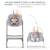 Chaise Haute Évolutive Kinderkraft LIVY 4 en 1 avec Transat Bébé, Assise Réglable, Repose-Pieds Ajustable et Charge 110 kg Gris+Rose+vert 16 - vertbaudet enfant 