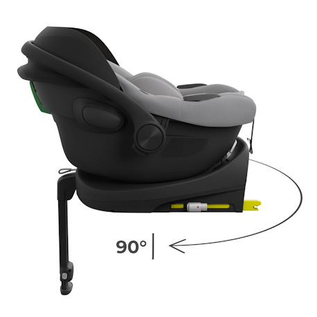 Siège Auto Bébé Kinderkraft I-LITE avec Base ENDURA SAFE FX, Rotation 90°, ISOFIX, AIR FLOW et Harnais 5 Points Beige+Gris+Noir 10 - vertbaudet enfant 