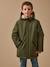 Parka doublée sherpa garçon Kaki 5 - vertbaudet enfant 