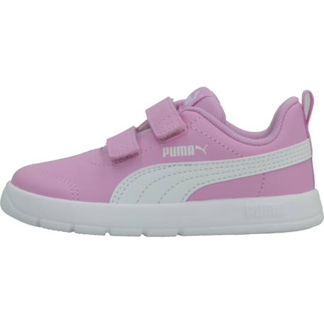 Basket à scratchs fille courtflex v3 v inf Rose mauve 2 - vertbaudet enfant 