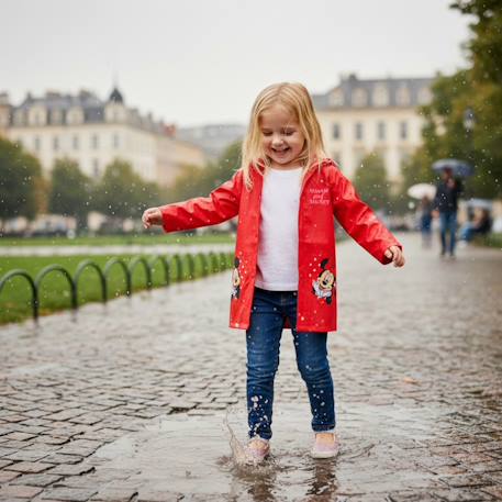 Imperméable fille personnagec mickey Rouge 2 - vertbaudet enfant 