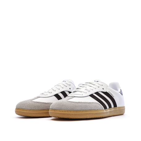 Baskets basses à lacets garçon samba og Blanc 6 - vertbaudet enfant 