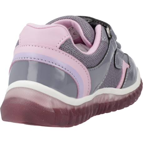 Baskets à scratchs fille licorne b lightyloo Gris 3 - vertbaudet enfant 