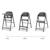 Chaise haute 3-en-1 TINO, pliable avec plateau et harnais 5 points, réglable, facile à nettoyer, compacte, évolutive Beige+Grey 11 - vertbaudet enfant 