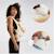 Porte-Bébé Ergonomique Kinderkraft ELARA en Lin et Coton avec Panneau Réglable, Capuche Amovible et 2 Positions Beige 3 - vertbaudet enfant 