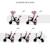 Tricycle Évolutif Kinderkraft EASYTWIST 5 en 1 avec Siège Rotatif 360°, Roues PU Increvables et Capote UPF50+ Beige+Gris+Noir+Rose+Vert 20 - vertbaudet enfant 