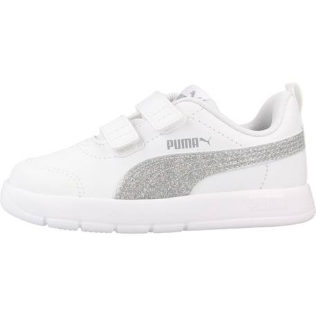 Baskets à scratchs fille Blanc white 2 - vertbaudet enfant 