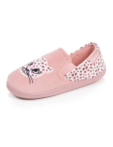 Chaussons mocassins micro-éponge, maintien souple, facile à enfiler, semelle flexible Blush 6 - vertbaudet enfant 