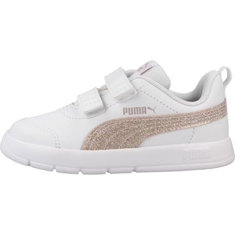 Baskets à scratchs fille Blanc white 2 - vertbaudet enfant 