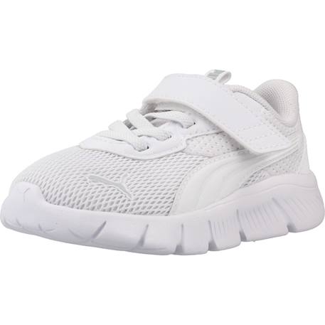 Baskets lacets et scratch garçon Blanc white 4 - vertbaudet enfant 
