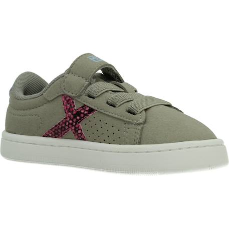 Basket fille modèle mini open vco Vert 006 5 - vertbaudet enfant 