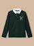 Polo rugby garçon Vert anglais 1 - vertbaudet enfant 