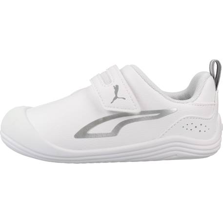 Baskets à scratchs garçon Blanc white 2 - vertbaudet enfant 