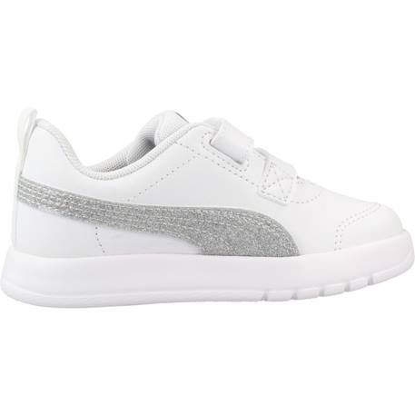 Baskets à scratchs fille Blanc white 1 - vertbaudet enfant 