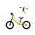 Draisienne Kinderkraft ETER avec Cadre en Nylon Léger, Selle Réglable, Roues PU 12 Pouces et Poignées Antidérapantes Jaune citron+Noir 6 - vertbaudet enfant 