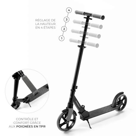 Trottinette pliable urbaine enfant Beige+Noir+Rose 10 - vertbaudet enfant 