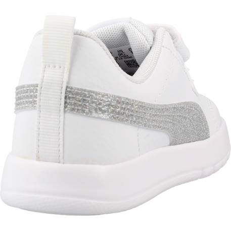 Baskets à scratchs fille Blanc white 3 - vertbaudet enfant 