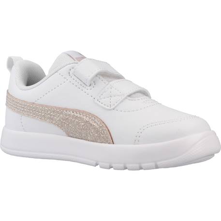 Baskets à scratchs fille Blanc white 5 - vertbaudet enfant 