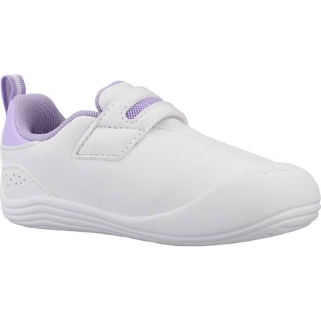 Baskets à scratch fille Blanc white 5 - vertbaudet enfant 