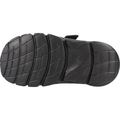 Baskets lacets et scratch garçon Noir black 6 - vertbaudet enfant 