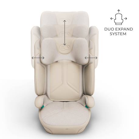 Siège Auto Kinderkraft XPAND 2 PRO i-Size avec ISOFIX, DUO EXPAND SYSTEM, H-GUARD et Protection SPS Beige+Gris+Noir+Vert 3 - vertbaudet enfant 