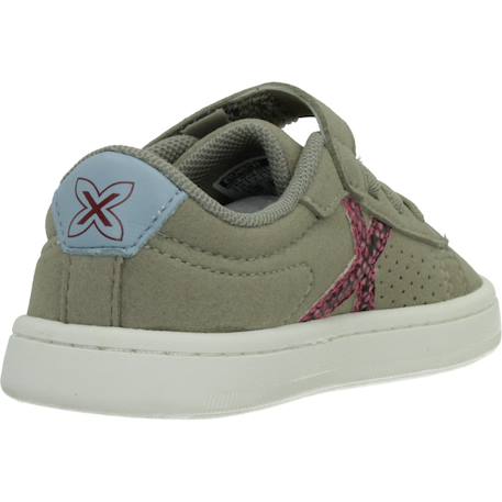 Basket fille modèle mini open vco Vert 006 3 - vertbaudet enfant 
