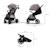 oussette Kinderkraft GRANDE 2 avec Grandes Roues Amorties, Dossier Inclinable, Pliage à Une Main CLICK&FOLD Rapide Beige+Gris+Noir+Rouge+Vert 6 - vertbaudet enfant 
