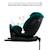 Siège Auto Kinderkraft XRIDER 2 i-Size avec Rotation 360°, ISOFIX, SPS+, H-GUARD+, EASY GROW + organisateur voiture Gris+Noir+Vert 15 - vertbaudet enfant 