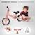 Draisienne TOVE Ultra Légère avec Selle Réglable, Roues EVA Increvables et Poignées de Transport Pratiques Beige+Menthe+Rosa 17 - vertbaudet enfant 