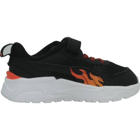 Basket lacets et scratch garçon flammes trinity 2 lt sparks ac+ inf Noir black 1 - vertbaudet enfant 