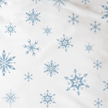 Drap-housse imprimé 100% coton, disney frozen trio Blanc 3 - vertbaudet enfant 