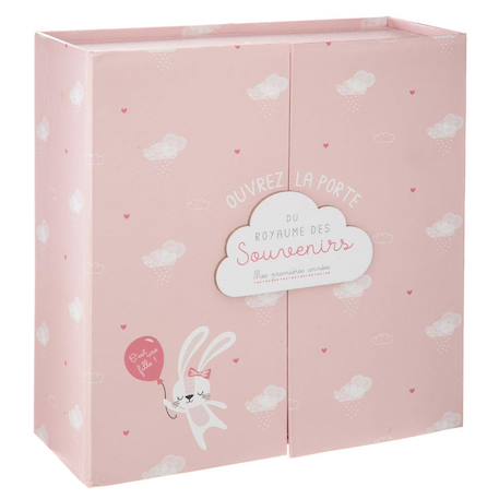 Coffret cadeau naissance 9 tiroirs - royaume des souvenirs Bleu+Rose 7 - vertbaudet enfant 