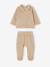 Lot de 2 pyjamas bébé fille ouverture dos beige chiné 2 - vertbaudet enfant 