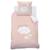 Parure de lit imprimée 100% coton, nuages Rose 3 - vertbaudet enfant 