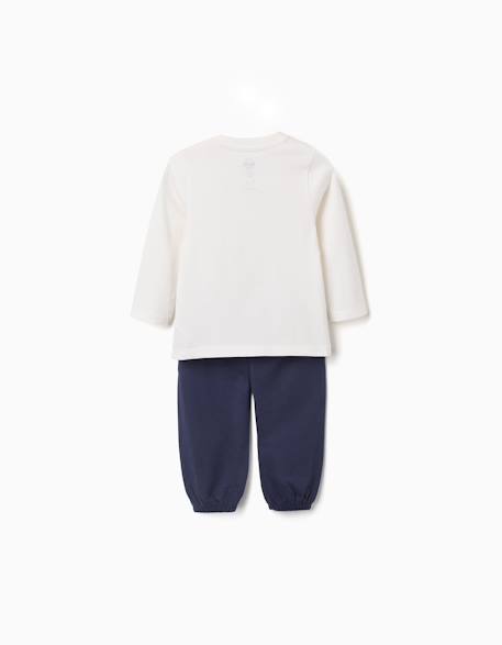Pyjama en coton à manches longues avec imprimé de la pat' patrouille Blanc 2 - vertbaudet enfant 