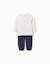 Pyjama en coton à manches longues avec imprimé de la pat' patrouille Blanc 2 - vertbaudet enfant 