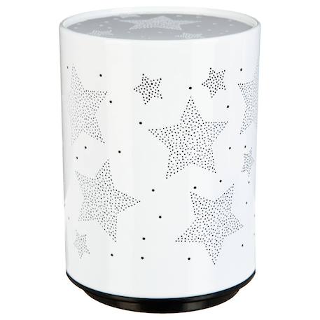 Veilleuse led push en métal - odos Blanc calèche+Blanc coeur+Blanc étoile+Blanc nuage+Gris étoiles+Gris nuage+Rose calèche+Rose coeur 13 - vertbaudet enfant 