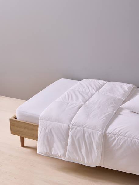 Couette tempérée en coton bio blanc 1 - vertbaudet enfant 