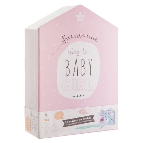 Coffret de naissance souvenirs maison 10 tiroirs - villa Rose+Vert 10 - vertbaudet enfant 