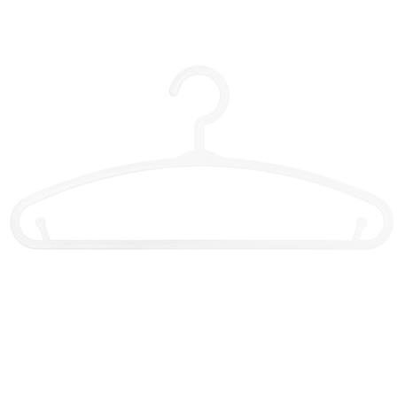 Lot de 6 cintres enfant blanc plastique Blanc+Bleu+Gris+Jaune+Rose+Vert 2 - vertbaudet enfant 