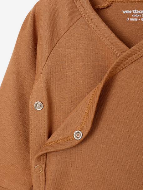 Lot de 5 bodies bébé garçon manches longues caramel 8 - vertbaudet enfant 