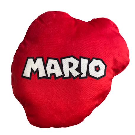 Coussin forme imprimé 100% polyester, super mario level up Rouge 2 - vertbaudet enfant 