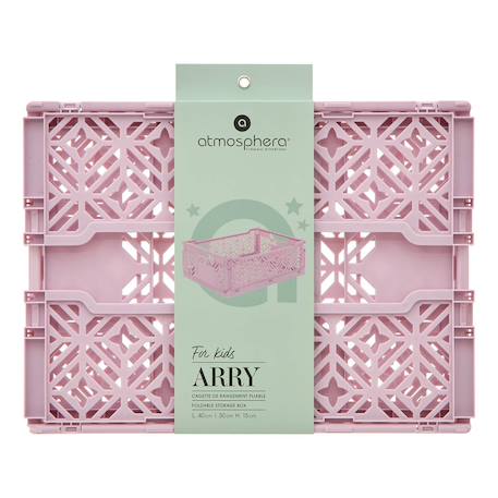 Cagette pliante à poignées - arry Beige+Bleu+Jaune+Lilas+Rose+Terracotta+Vert clair 20 - vertbaudet enfant 