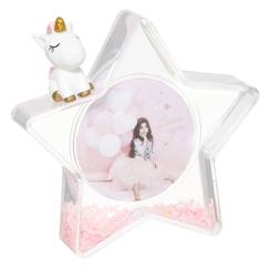 Linge de maison et décoration-Décoration-Cadre enfant animé - licorne