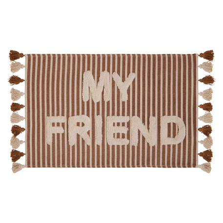 Tapis enfant en coton - Scott Marron 2 - vertbaudet enfant 